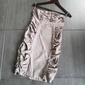 P. LUCA Milano Satin Tube Dress
